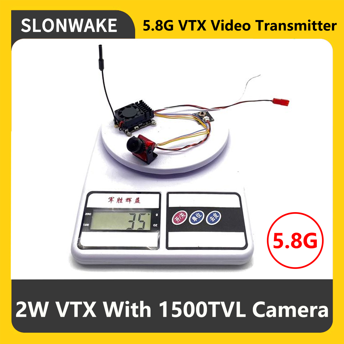 Fpv Drone Frame - SLONWAKE 5.8G 2000mW Nadajnik FPV VTX
