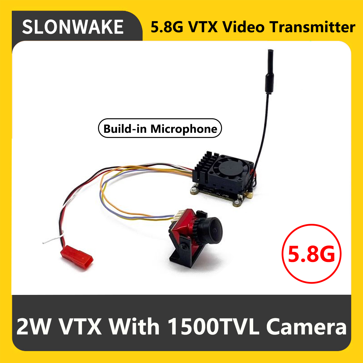 SLONWAKE 5.8G 2000mW Nadajnik  – Fpv Drone Frame recenzja i cena