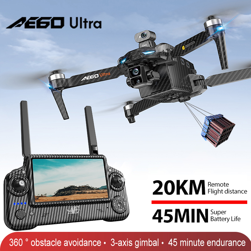 Profesjonalny dron AE60 GPS z  – Fpv Drone Charger recenzja i cena